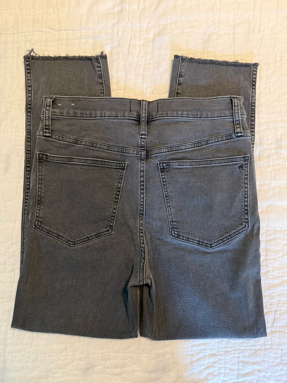 ✨ Madewell High-Rise Stovepipe Straight Leg Jeans Size 27 - Picture 2 of 9